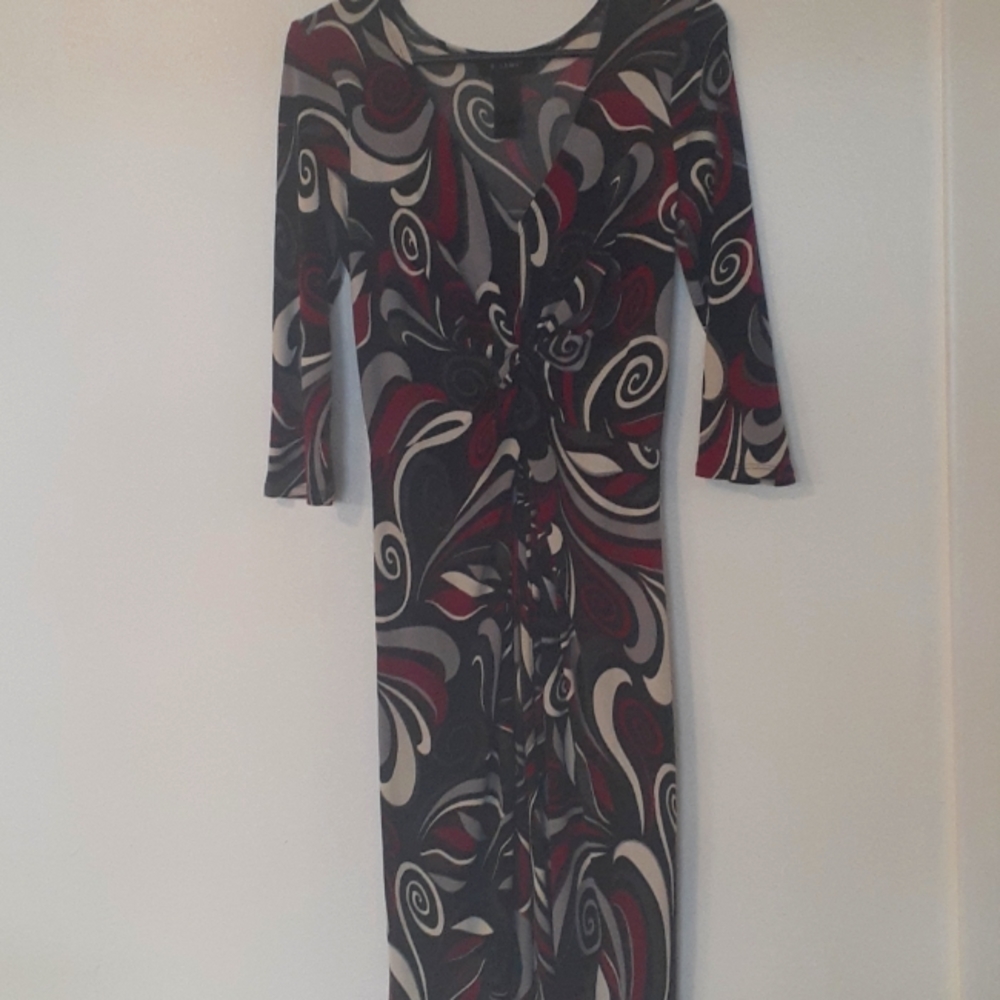 Abstract print dress